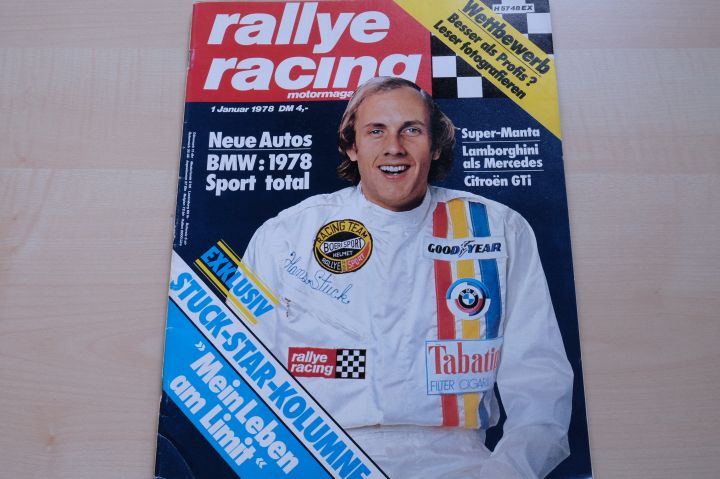 Deckblatt Rallye Racing (01/1978)